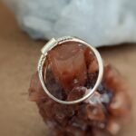 Vintage ring massief goud 9 karaat met opaal