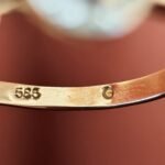VIntage 14 carat solid gold ring with hallmark 585